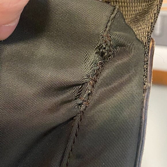 Authentic Preowned Unisex Prada Brown Nylon Messenger Bag - Picture 9 of 16